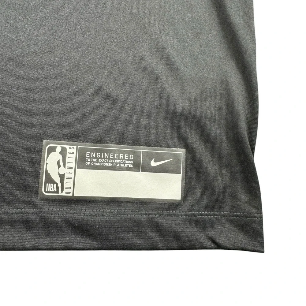 Nike‎ X Orlando Magic Engineered Black Graphic Spellout Mens Performance Shirt L